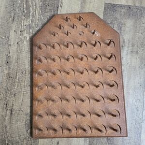 Vintage A. B. Enterprises 1975 Wooden Thread Rack Holder